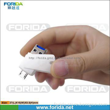 mulitfunction TF and micro sd card reader for cellphone and compute